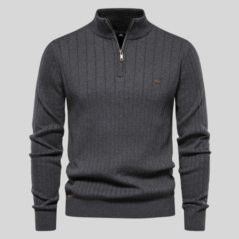 HARRY | Stylish Comfortable Ribbed Pullover