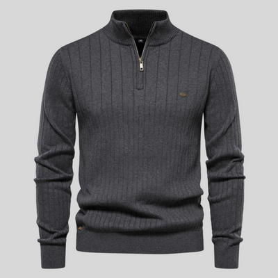 HARRY | Stylish Comfortable Ribbed Pullover