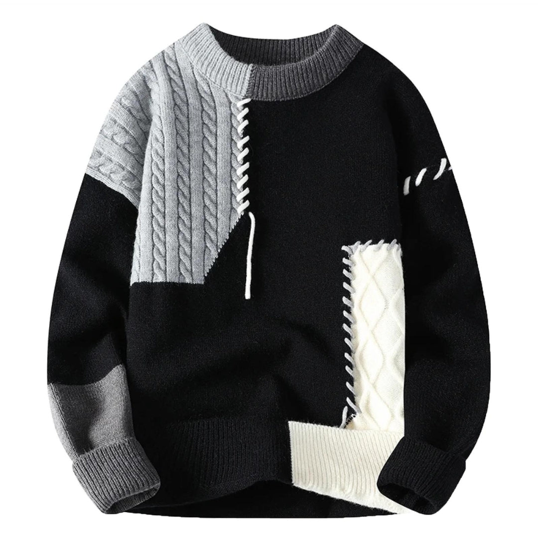 Sander | Cozy Patchwork Sweater