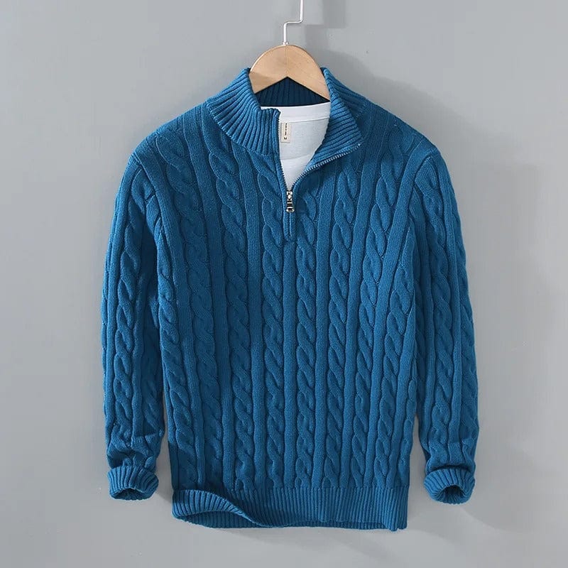 GEORGE | Nordic Zip Soft Pullover For Men