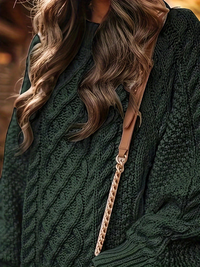 ELIZABETH - CABLE KNIT SWEATER