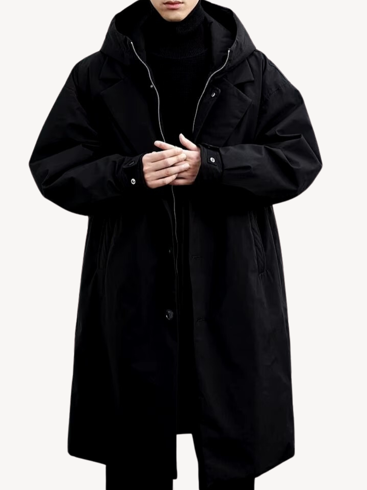 Marcus™ | Classic Hooded Trench Coat