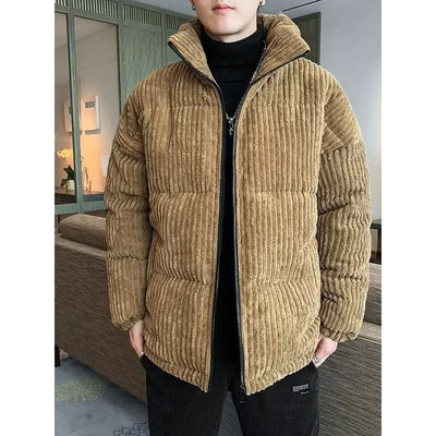 HENRY | Corduroy Cotton-Padded Jacket