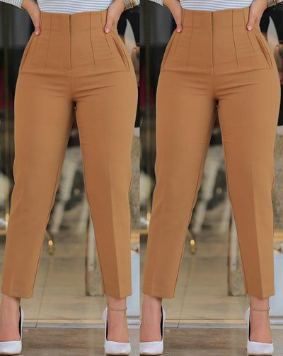 MYRNE | Casual Trousers High Waist