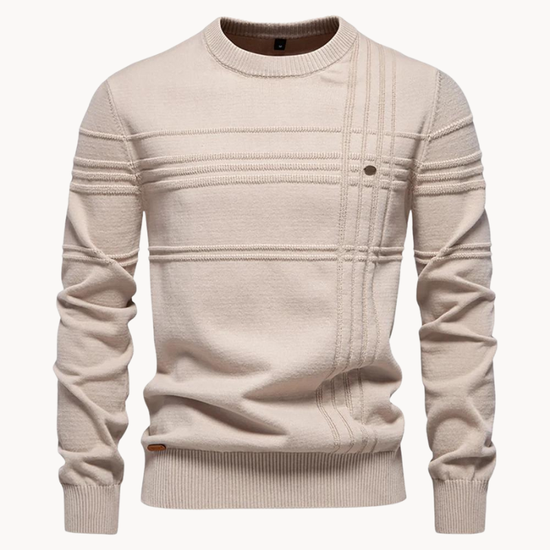 Jonas - Zeitloser Pullover mit edlem Rautendesign