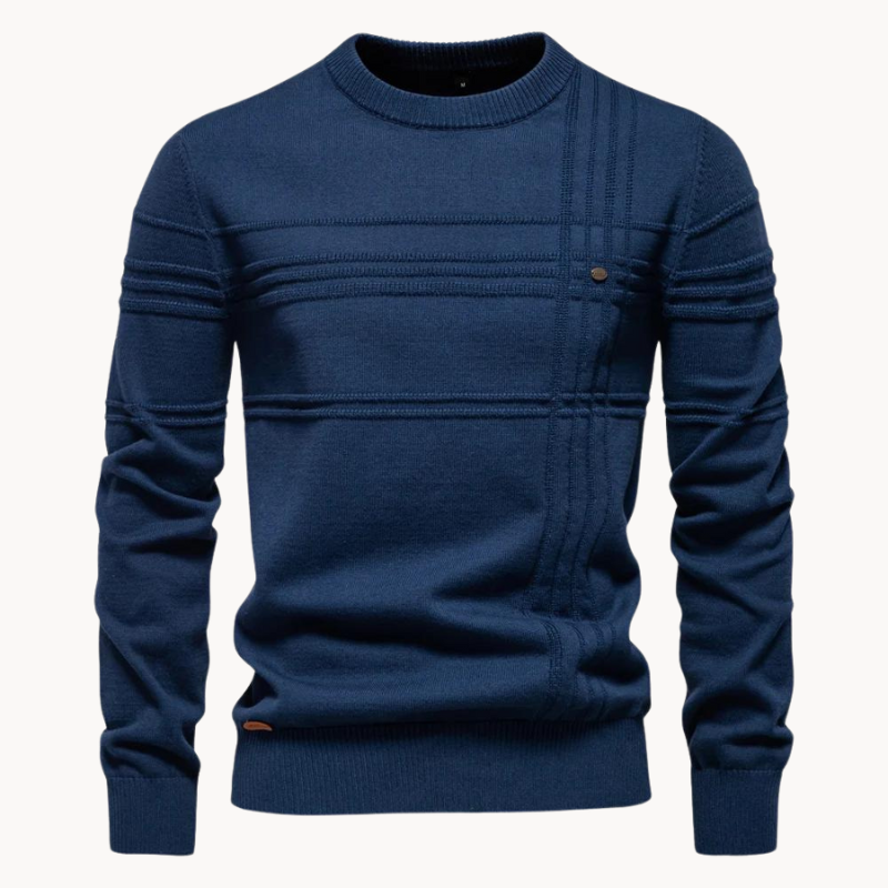 Jonas - Zeitloser Pullover mit edlem Rautendesign