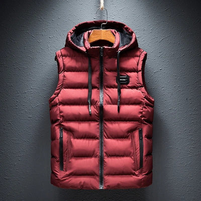 ANTON | PUFFER VEST WITH HOOD