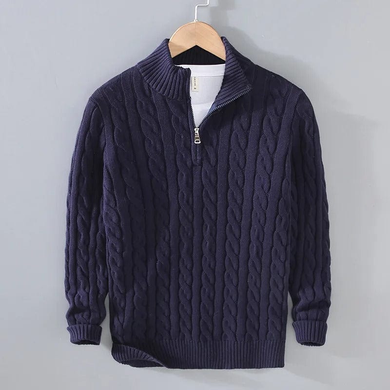 GEORGE | Nordic Zip Soft Pullover For Men