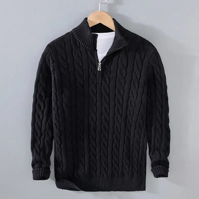 GEORGE | Nordic Zip Soft Pullover For Men