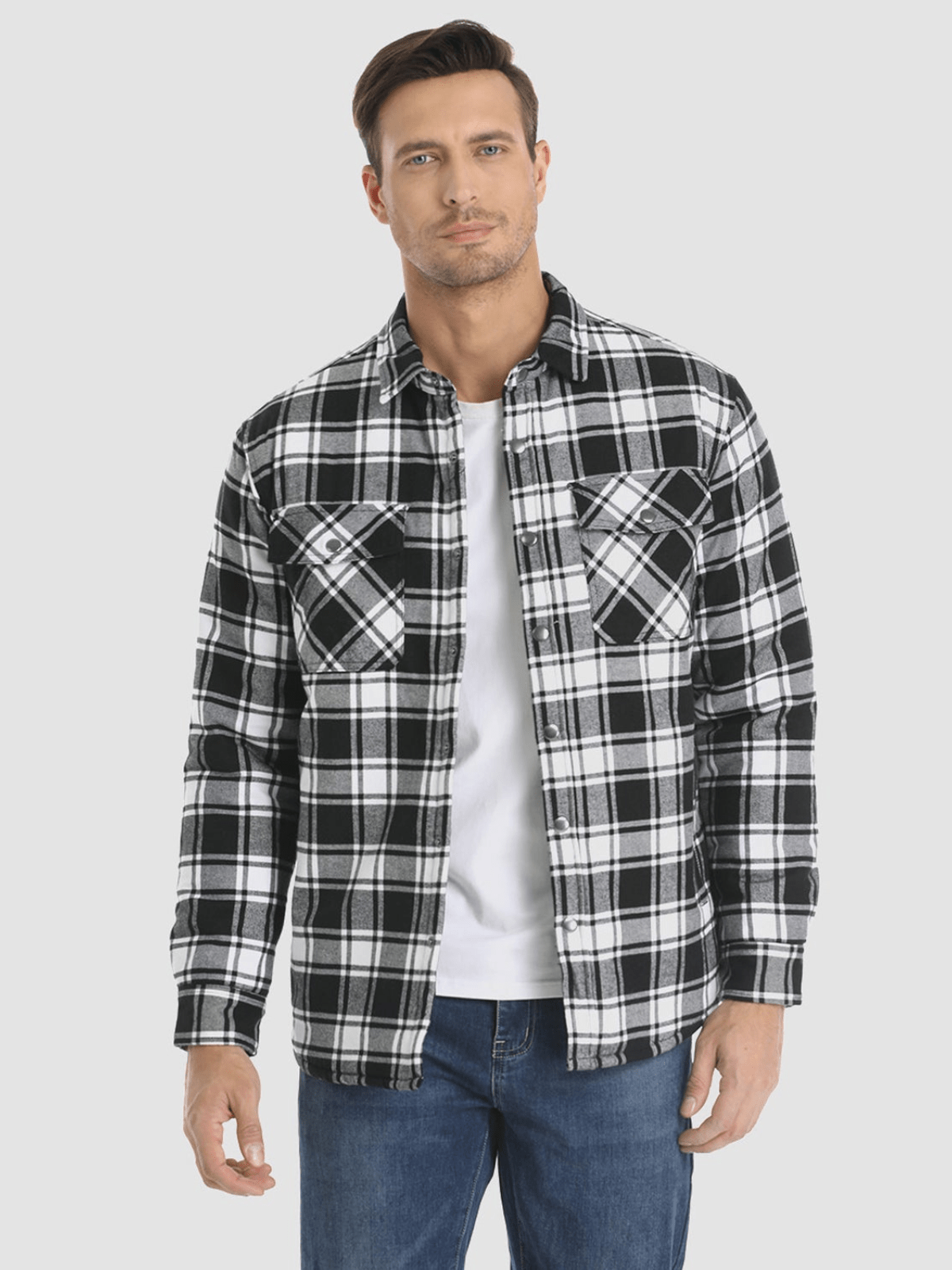 LOUIS | Super Warm Checkered Flannel Jacket